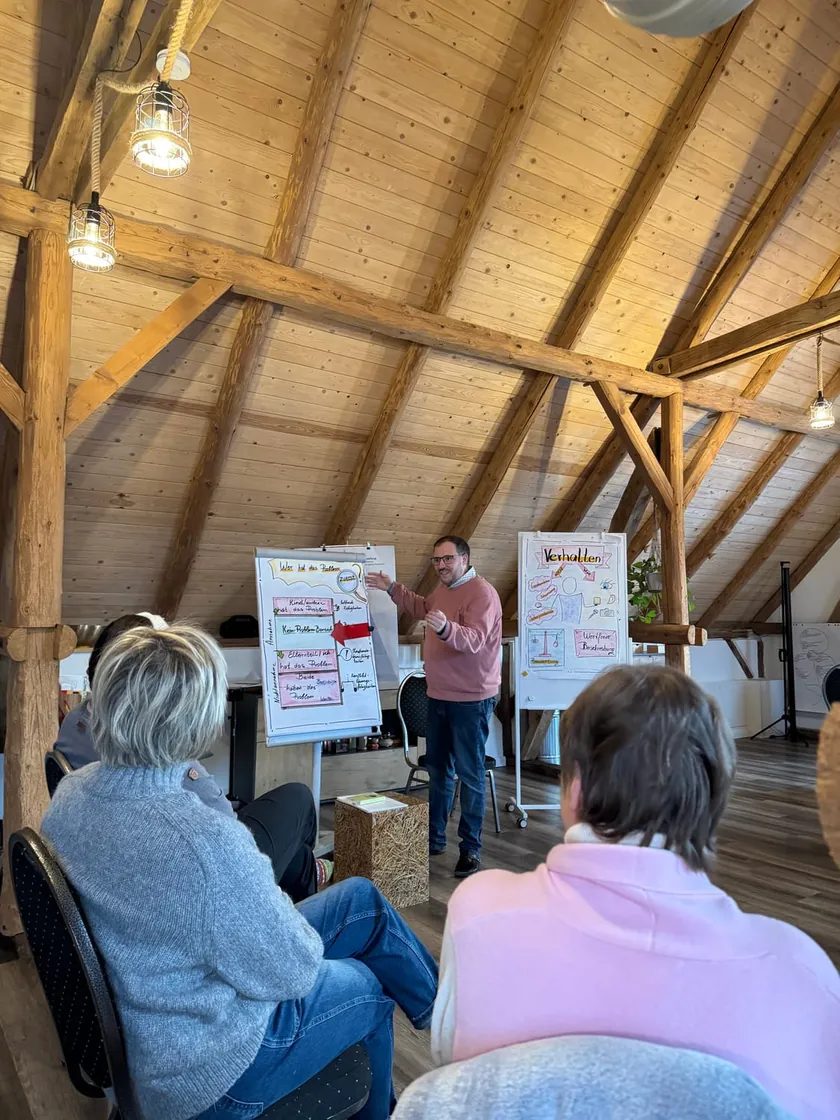 Teilnehmende im Familientraining-Workshop